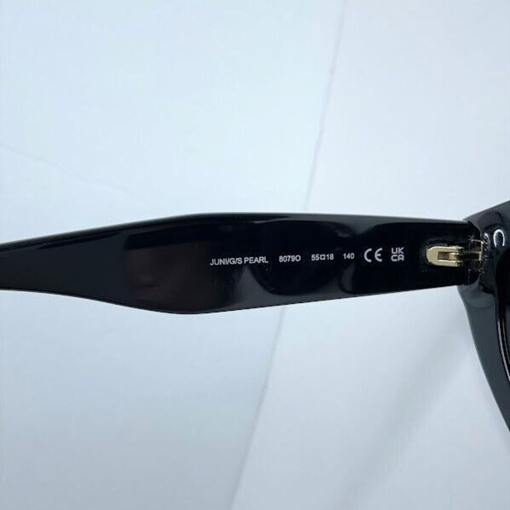 Kate Spade Sunglasses Black JUNI / S PEARL 80790  100% Authentic 55 18 140 FRAME - Picture 6 of 7